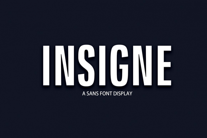 Insigne Display Font Download