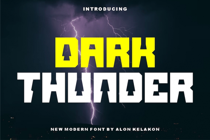 Dark Thunder Font Download