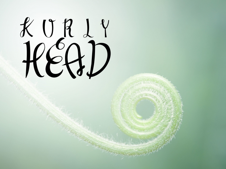 Kurlyhead Font Download