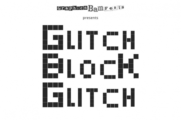 Glitch Block Font Download