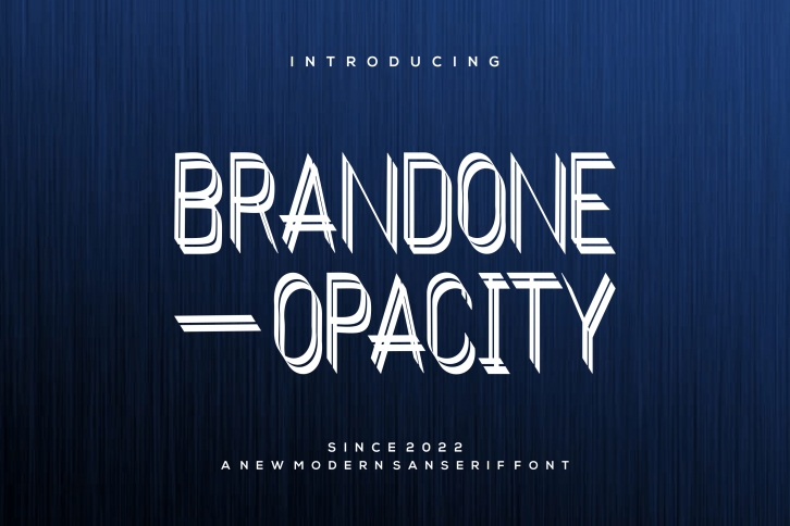 Brandone Opacity Font Download