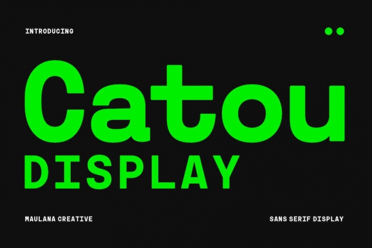 Catou Sans Serif Display Font Font Download