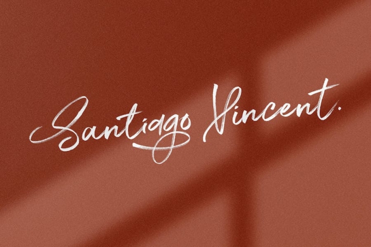 Santiago Vincent SVG Font Font Download