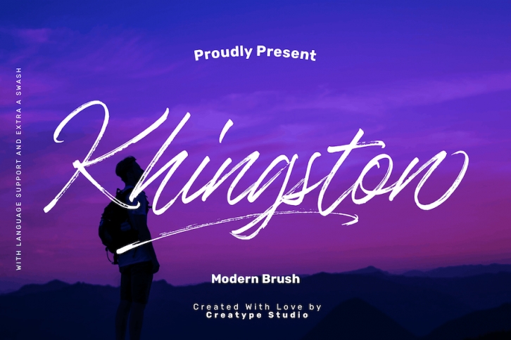 Khingston Brush Script Font Download