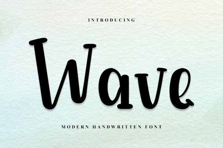 Wave Font Download
