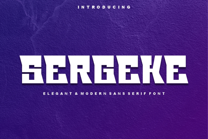 Sergeke Font Download