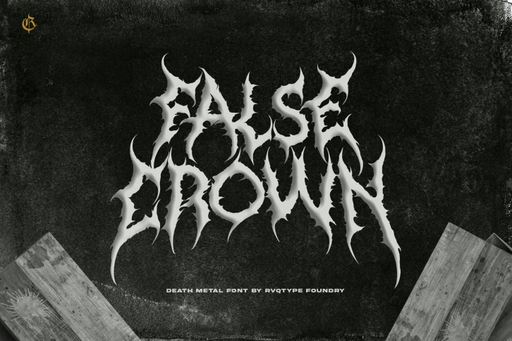 False Crown (Death metal font) Font Download