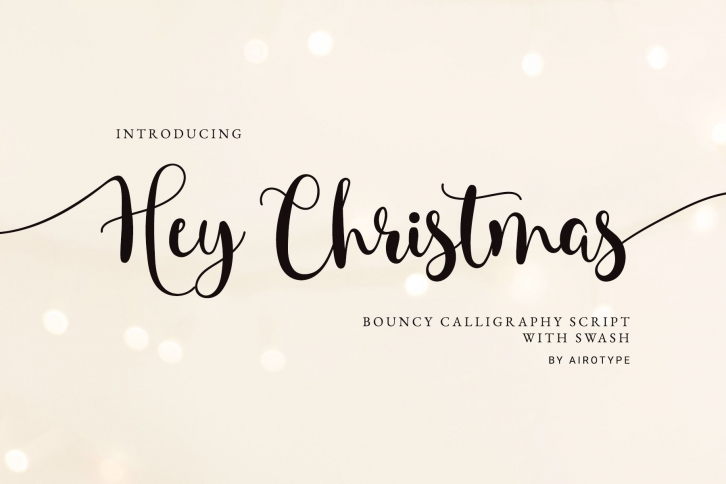 Hey Christmas Font Download