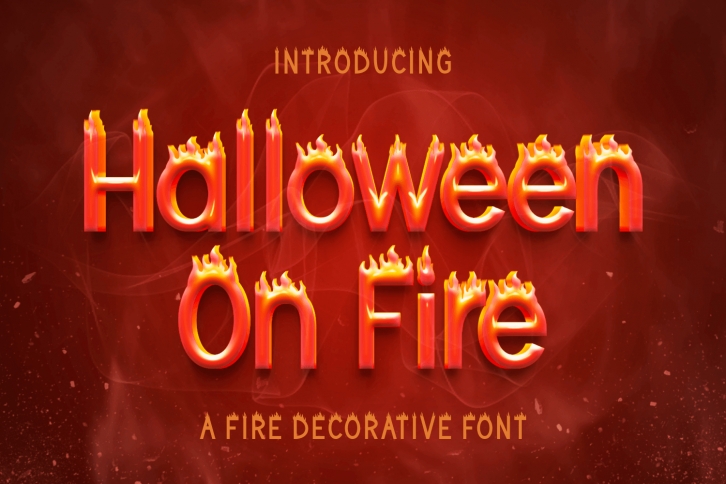 Halloween on Fire Font Download