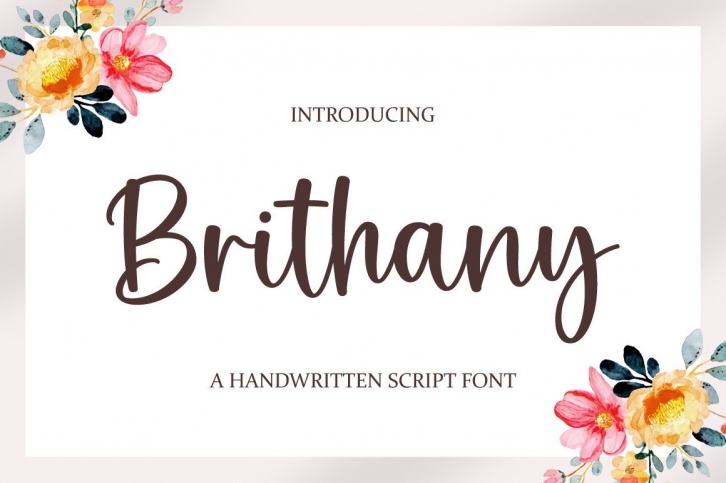 Brithany Font Download