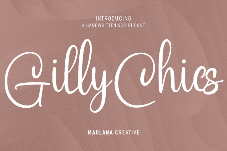 Gilly Chics Handwritten Script Font Download