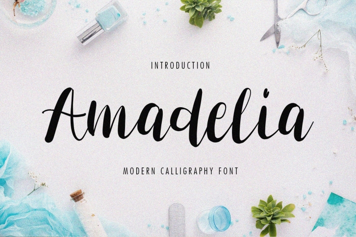 Amadelia Typeface Font Download