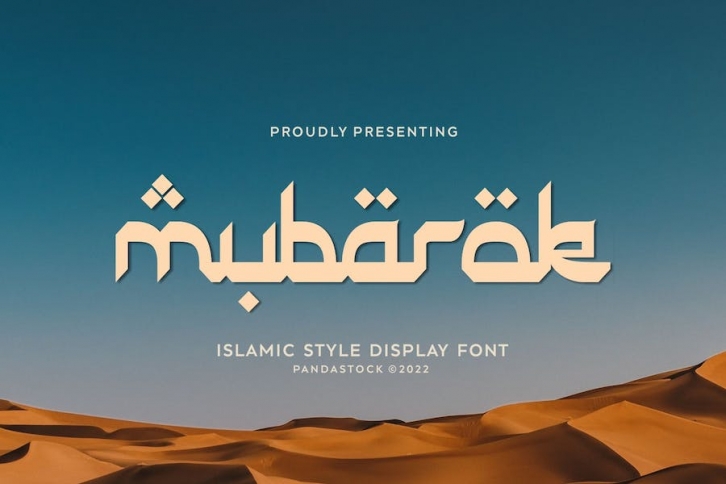Mubarak - Arabic Display Font Font Download