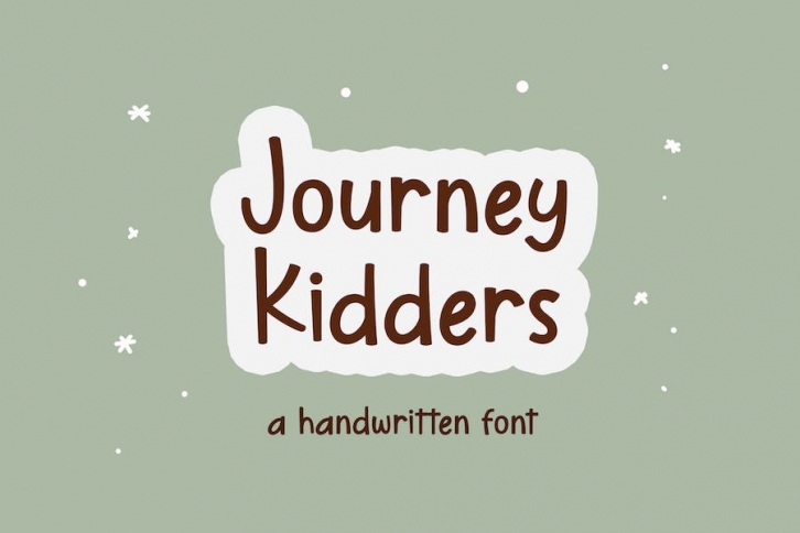 Journey Kidders Child Display Font Font Download