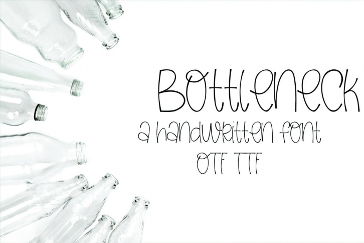 Bottleneck Font Download