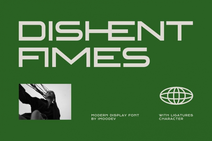 Dishent Fimes - Modern Font Font Download