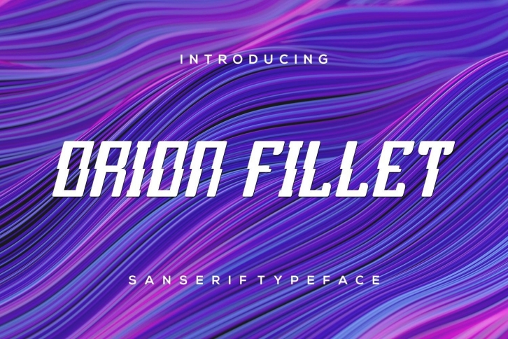 Orion Fillet Font Download