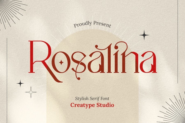 Rosalina Stylish Serif Font Download