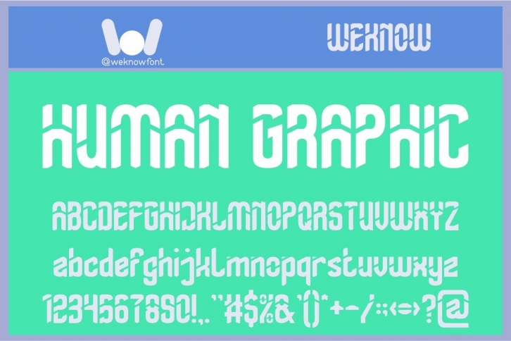 Human Graphic Font Download