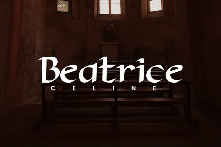 Beatrice Celine - Serif Font Font Download