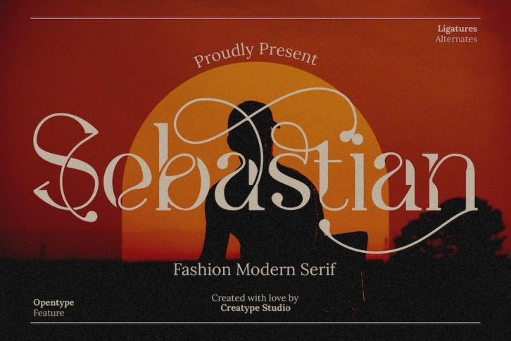 Sebastian Fashion Modern Serif Font Download