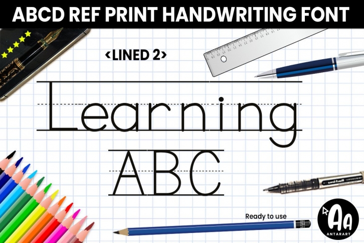 Abcd Ref Lined2 Font Download
