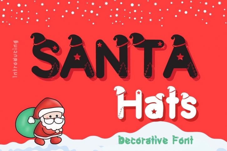 Santa Hats Font Download