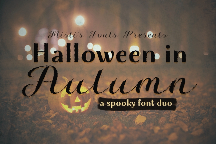 Halloween in Autumn Font Download