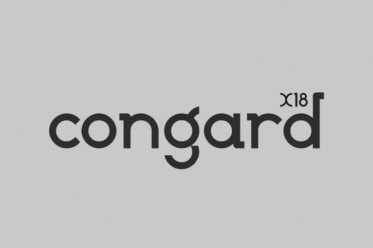 CONGARD X 18 Font Download