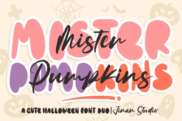 Mister Pumpkins Duo Font Download