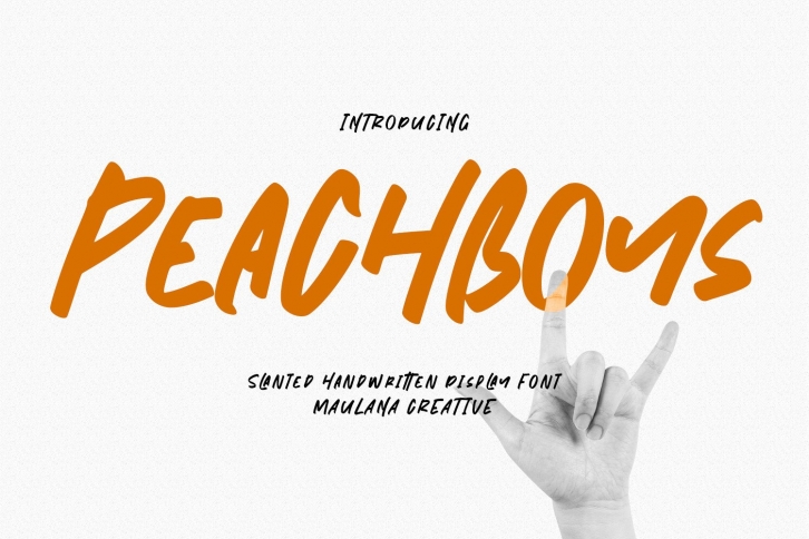 Peachboys Font Download