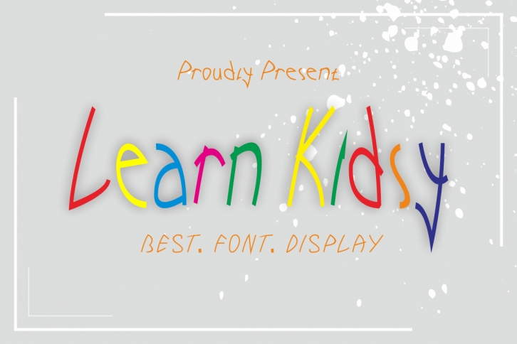 Learn Kidsy Font Download