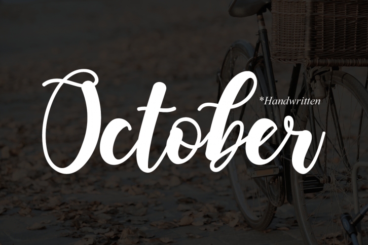 October Font Download