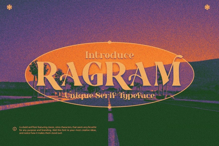 Ragram - Unique Serif Typeface Font Download