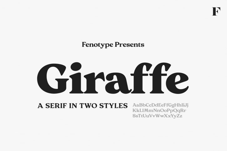 Giraffe Bold Serif Font Download