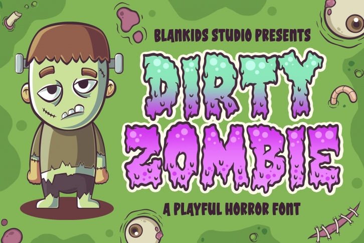 Dirty Zombie a Playful Horror Font Download