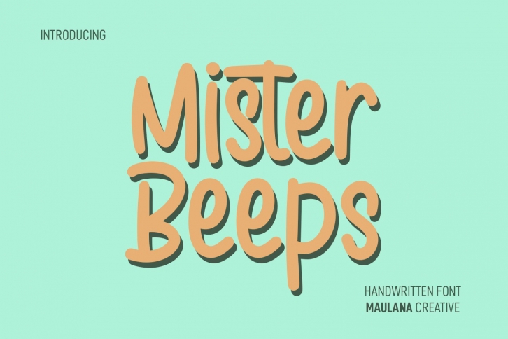 Mister Beeps Handwritten Font Download