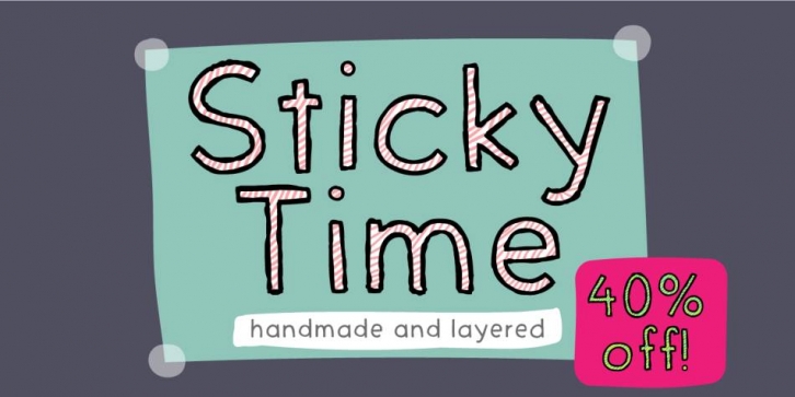 Sticky Time Font Download