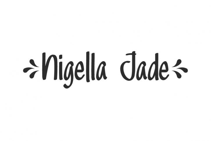 Nigella Jade Font Download
