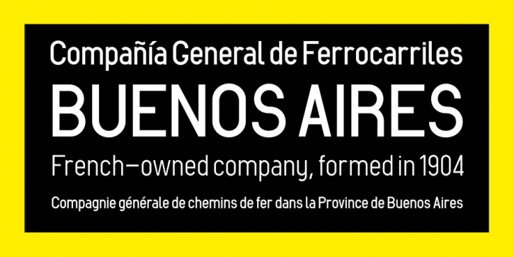 Compania Railwail Font Download