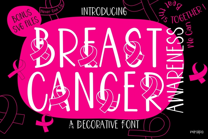 Breast Cancer Awareness Font Download