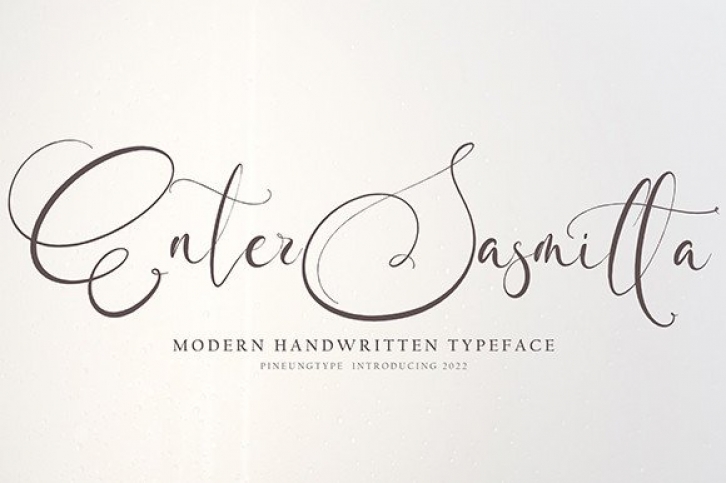 Enter Sasmitta Font Download