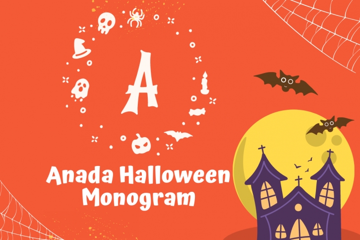 Anada Halloween Monogram Font Download