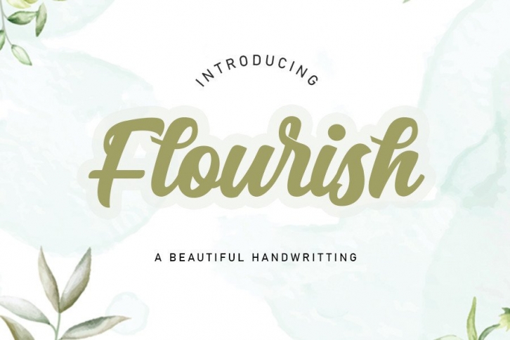Flourish Font Download
