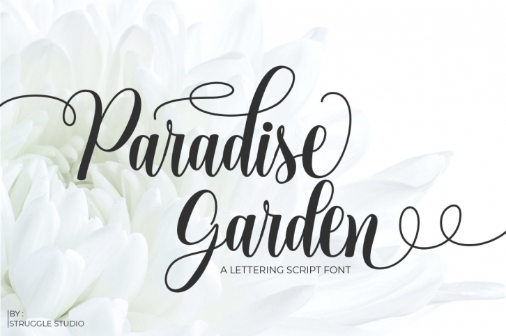 Paradise Garden Font Download