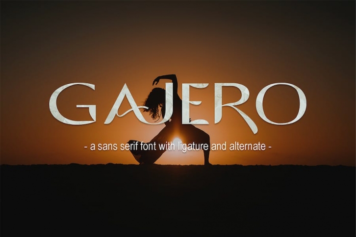 Gajero - Sans Serif Font Font Download