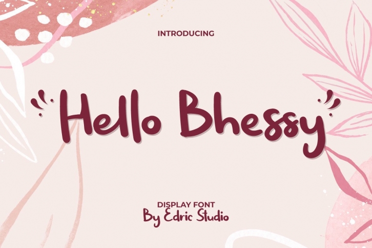 Hello Bhessy Font Download