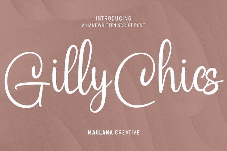 Gilly Chics Handwritten Script Font Font Download