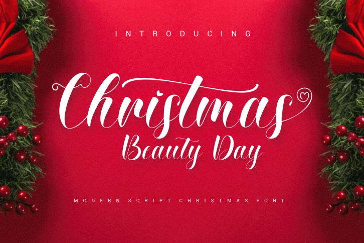 Christmas Beauty Day Font Download