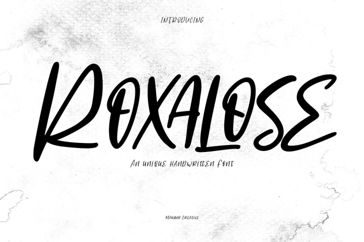 Roxalose Font Download